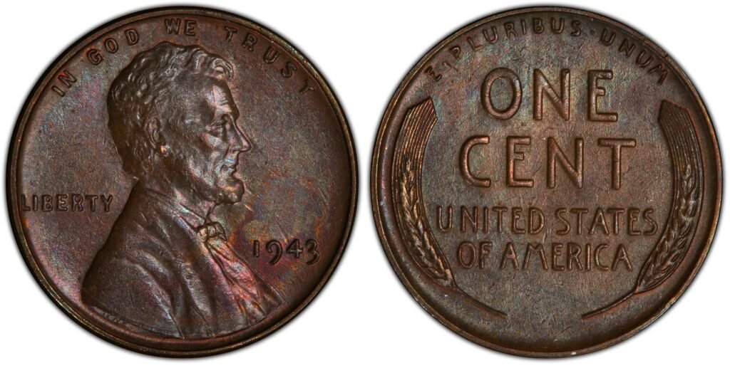 1. 1943 Bronze Penny