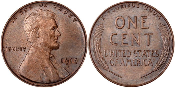 4. 1914-D Penny